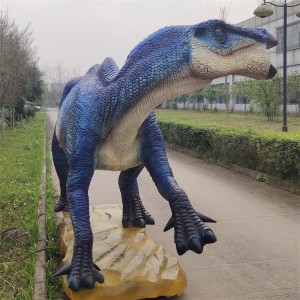 Animatronic Dinosaur Realistic 3D Simulation Parasaurolophus Model