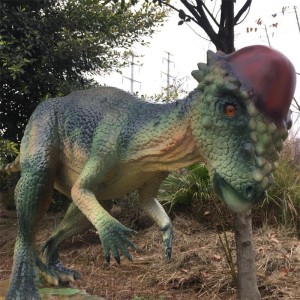 Najnovší dizajn Dinosaur animatronic Velociraptor útočí na Mutasaura v roku 2023