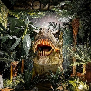 Мадэль аніматроннага дыназаўра T Rex у рэальным памеры