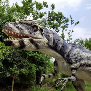 Mavzu parki Animatronik dinozavr muzeyi ko'rgazma modellari