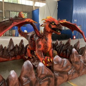 चीन पुरवठादार यांत्रिक ड्रॅगन पुतळा ड्रॅगन शिल्पकला