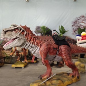 Super Purchasing for Animatronic and Simulation Red Carnotaurus Ridable Dinosaur Model Manufacturer