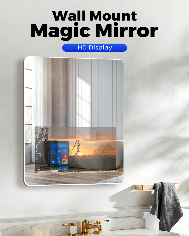 Spär déi villsäiteg Brilliance vun interaktiven LCD Smart Mirrors