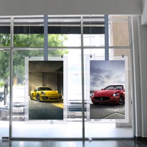Manufactur standard Restaurant Digital Menu Display - Double Side Advertising Display Ceiling Type – SOSU