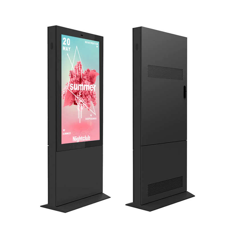 Factory Free sample Touch Screen Coffee Table Price - Floor standing outdoor digital signage – SOSU detail pictures