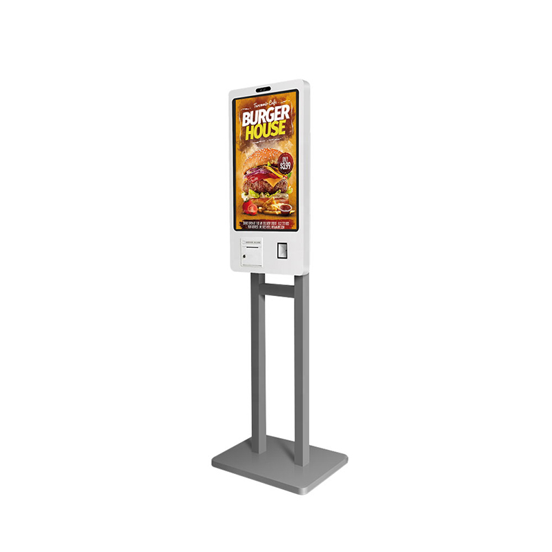 Factory Free sample Restaurant Menu Display Screen - Ordering kiosk with scanner and thermal printer – SOSU detail pictures