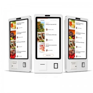 Fast delivery Electronic Menu Board - Ordering kiosk with scanner and thermal printer – SOSU