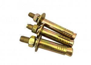 Zinc Plated Concrete Screw Sleeve Type Elevator Conical Wedge Expansion Bolt Carbon Steel Hexagon Expansion Anchor Bolts