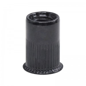DIN7340 Nouy Rivet Avèg Molete - Nwa Zenk/Oksid Nwa - Nouy Rivet Kouvri