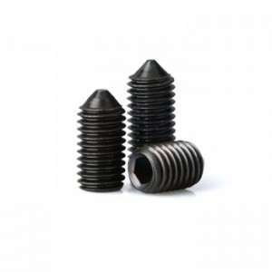 DIN 914 Hexagon Socket Cone Point Saita Screws - Abubuwan Makullin Shaft