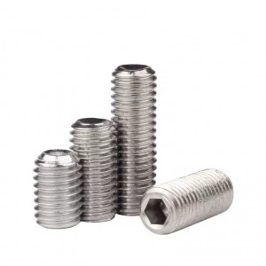 DIN 916 Bakin Karfe Hexagon Socket Set Screws - Tsarin Tukwici na Kofin