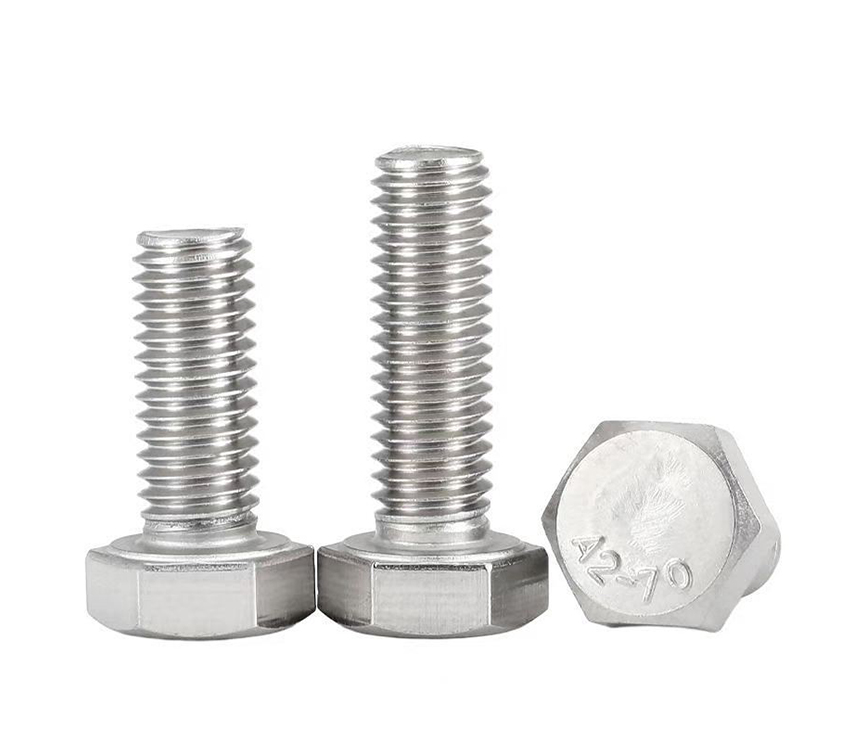 Best Price for 75mm Vine Eyes - Stainless steel 304 SUS 316 Hex Head bolt DIN933/931 – Duojia
