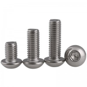 TS ISO7380 Hex Socket Button Head Security Screws - Anti - Tamper