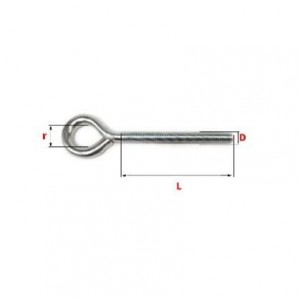 Competitive Price Eye Bolt Welding Hook Lifting Ring Bolts Non-Standard Custom Bolts