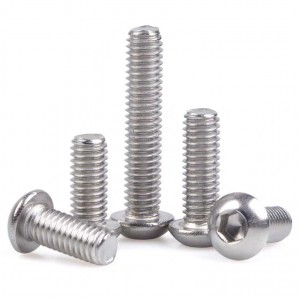 TS ISO7380 Hex Socket Button Head Security Screws - Anti - Tamper