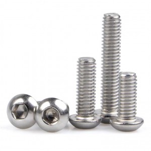 TS ISO7380 Hex Socket Button Head Security Screws - Anti - Tamper