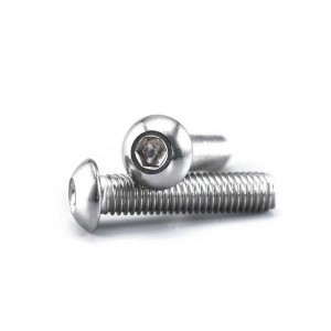 TS ISO7380 Hex Socket Button Head Security Screws - Anti - Tamper