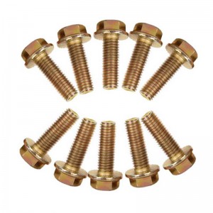 Giel sinkplated koalstofstiel DIN 6921 heksagonale flensbouten