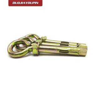Factory directly Steel Stud Anchors For Hollow Metal Frames - Eye Bolt Sleeve Anchor Yellow Zinc – Duojia
