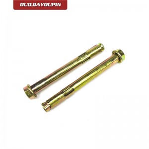 M6 sleeve anchor bolt with hex flange nut