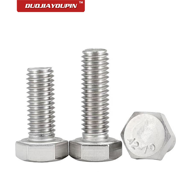 Stainless steel 304 SUS 316 Hex Head bolt DIN933/931 Featured Image