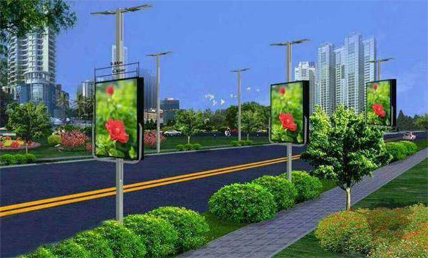 What can LED smart light pole display screens bring us?