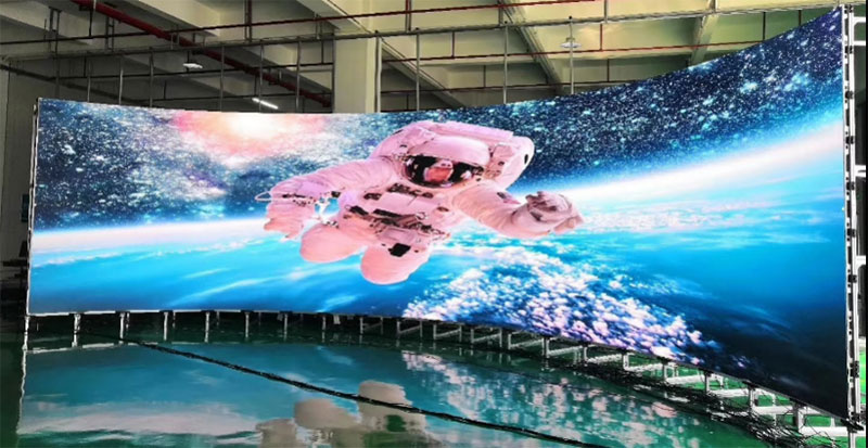 Indoor Stage Interactive LED display screen rental cost in VALENCIA