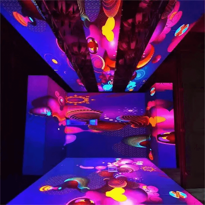 Escenario de DJ LED que enciende la exhibición interactiva del azulejo de la pista de baile del vídeo HD de la pantalla
