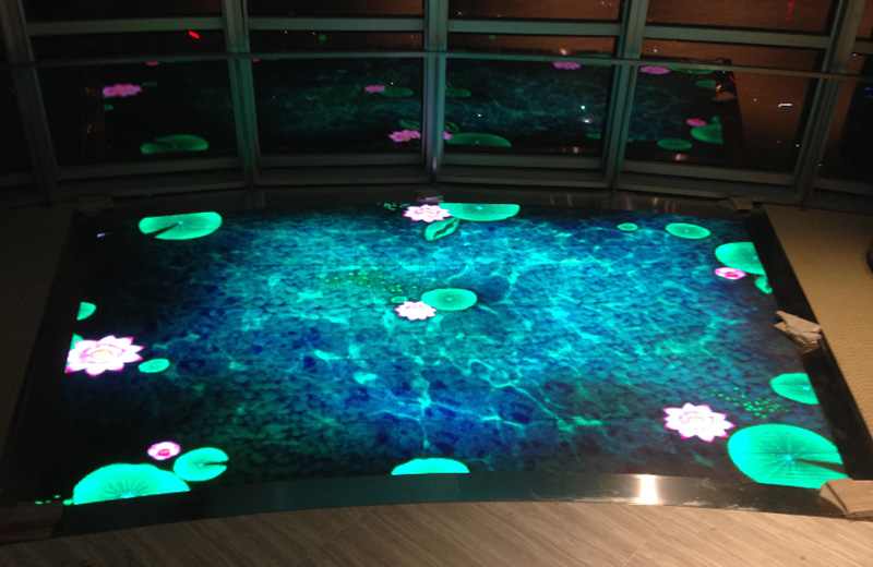 LED induction tile screen brings consumers a beautiful experience