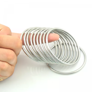O-rings de aço inoxidável resistentes à corrosão do eixo O-rings Metal O ring