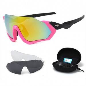 sunglasses set Bicycle Outdoor Sports Glasses Set with 3pcs lenses