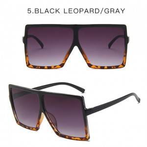 DLL17059 Big Square Oversized Shades Woman Sunglasses