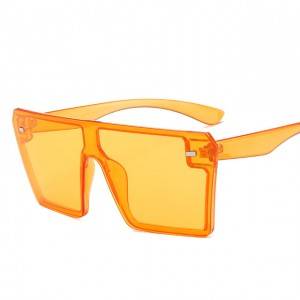 DLL2185 Oversized Square Frame Fashion Sunglasses