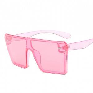 DLL2185 Oversized Square Frame Fashion Sunglasses