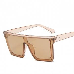 DLL1913 Oversized Eyewear Vintage Square Sunglasses