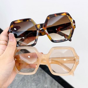 Fashion Luxury Oversized Square Unisex Candy Color Sunglasses