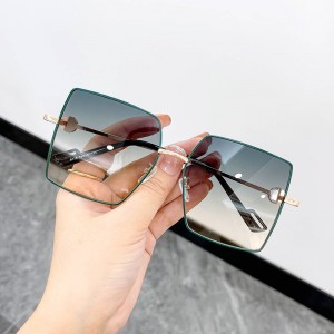 China Wholesale Ocean Lens Metal Fashion Sunglasses