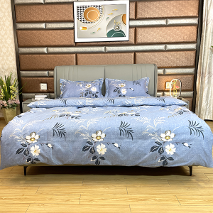 100% Polyester home bedding set four pieces bed sets