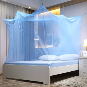 Rectangular insecticide-treated mosquito net with approval
