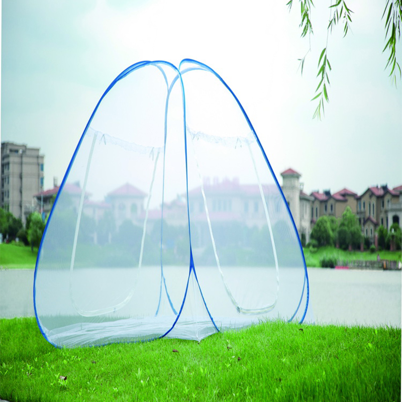 ODM High Quality Mosquito Net For Feet Pricelist –  Stainless Steel Wire Folded Pop Up Mosquito Net – Dongren Textile