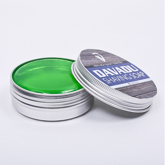 Dongshen wholesale custom scented shaving soap for men's wet shaving foaming and toning