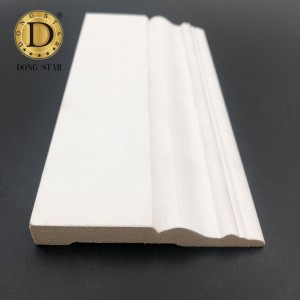 White Casing Moulding Crown Moulding Wrap Lines Primed Base Board