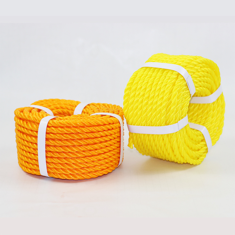 Virgin PE polyethylene material yellow nylon rope 3mm-24mm diameter Featured Image