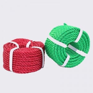 hot sales Mauritania blue,green twisted pe rope,polyethylene rope