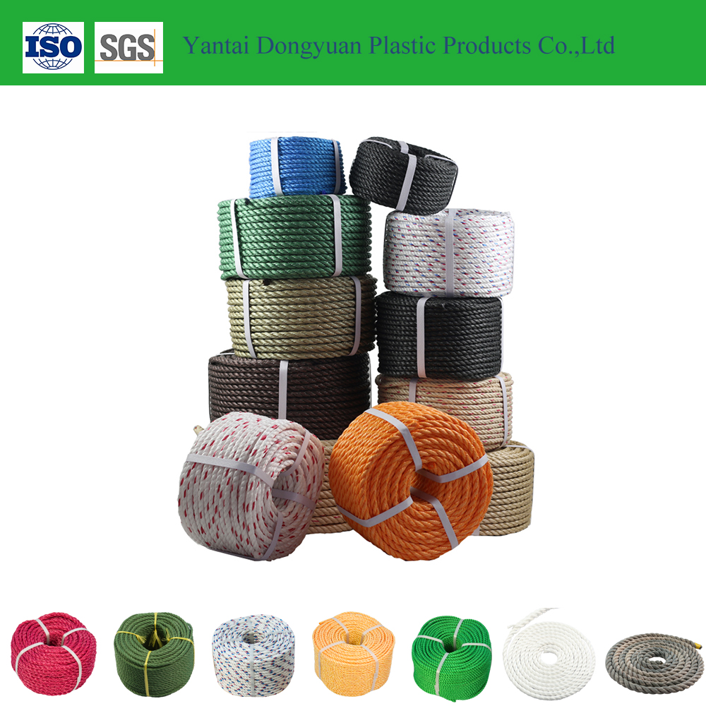 China Discount 3mm Pp Rope Company Products - 6mm Cheap Color nylon PP Polypropylene Packing Rope  – Dongyuan