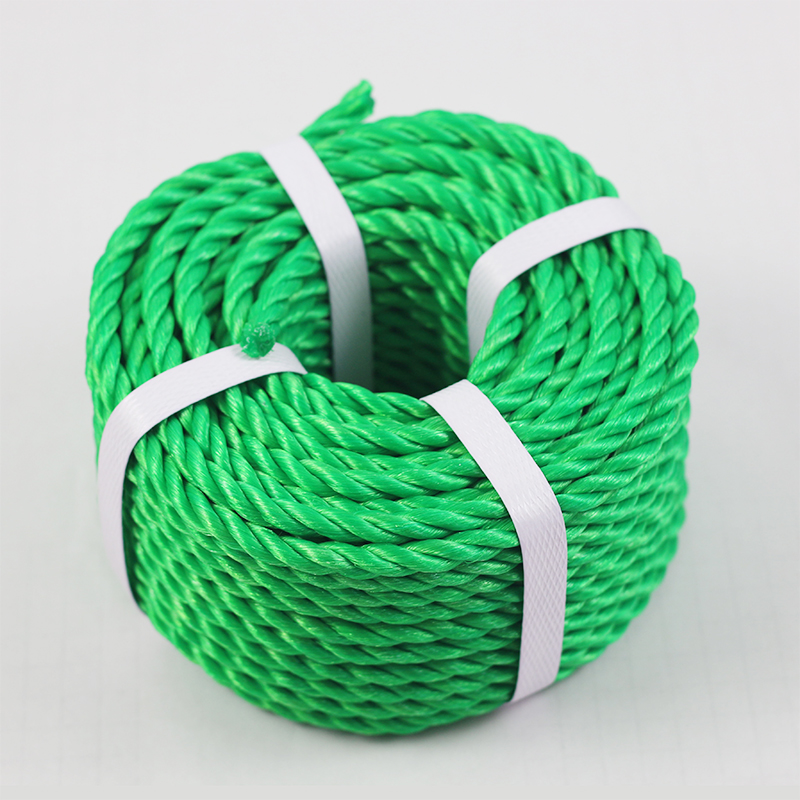 Best Famous With Rope Company Factories - 3/4 strands PE polyethylene twisted colour rope for sale   – Dongyuan