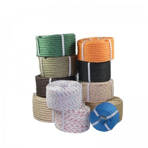 Eco-Friendly high tenacity twisted packing pp polypropylene rope