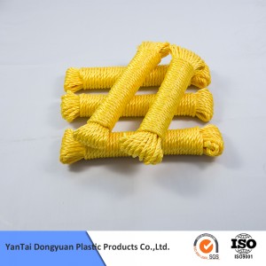 Factory wholesale cheap 3/4 strands PE rope for packaging
