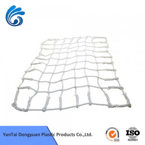 China Wholesale Pp Twine White Manufacturers Suppliers - PP/ PE climbing knote/ knoteless rope net with low price  – Dongyuan