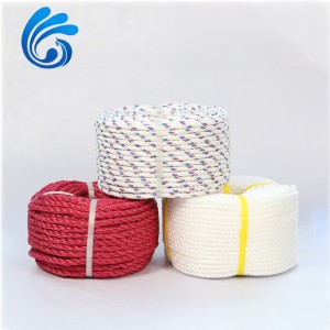 Manufacturer custom PP polypropylene rope in unique color